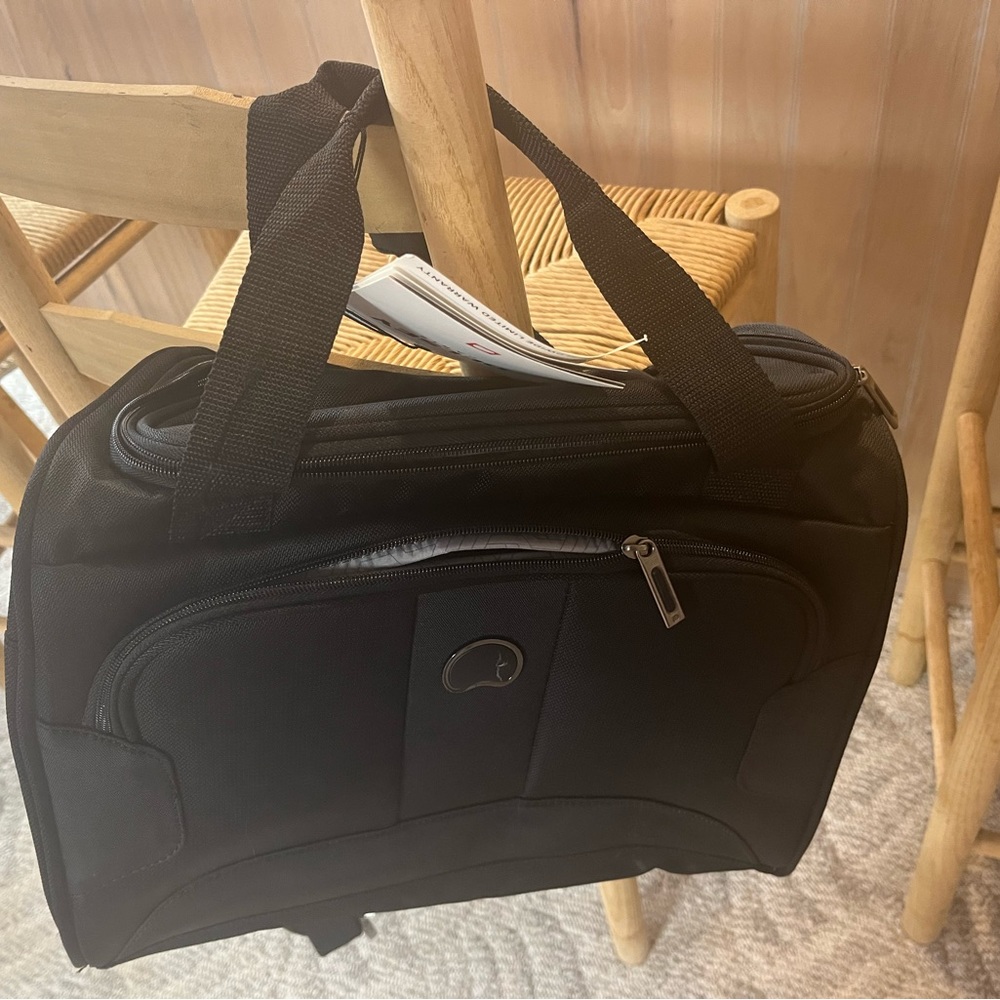Black personal tote by Delsey
